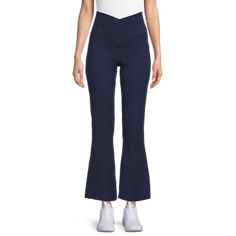 Avia Women's Crisscross Flare Leg Pants | Walmart (US)