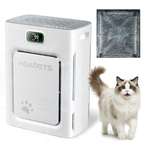 Pet Air Purifier for Home Large Room 2500 Sq Ft, H13 HEPA Double-Sided Filter with Washable Pre-f... | Amazon (US)