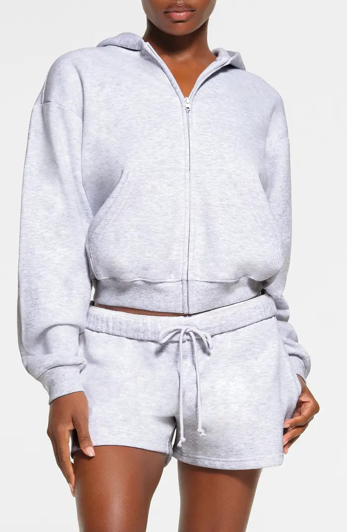 Cotton Fleece Blend Classic Zip-Up Hoodie | Nordstrom