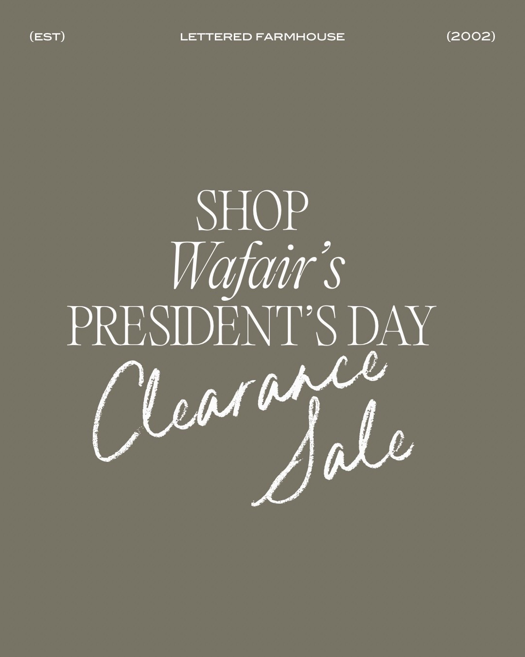 Wayfair Presidents Day Sale Picks

#LTKSaleAlert #LTKSeasonal #LTKHome
