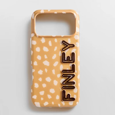 Fine Line Printed Custom iPhone Case - Deer Print/Dark Brown - iPhone 17 Air | BaubleBar