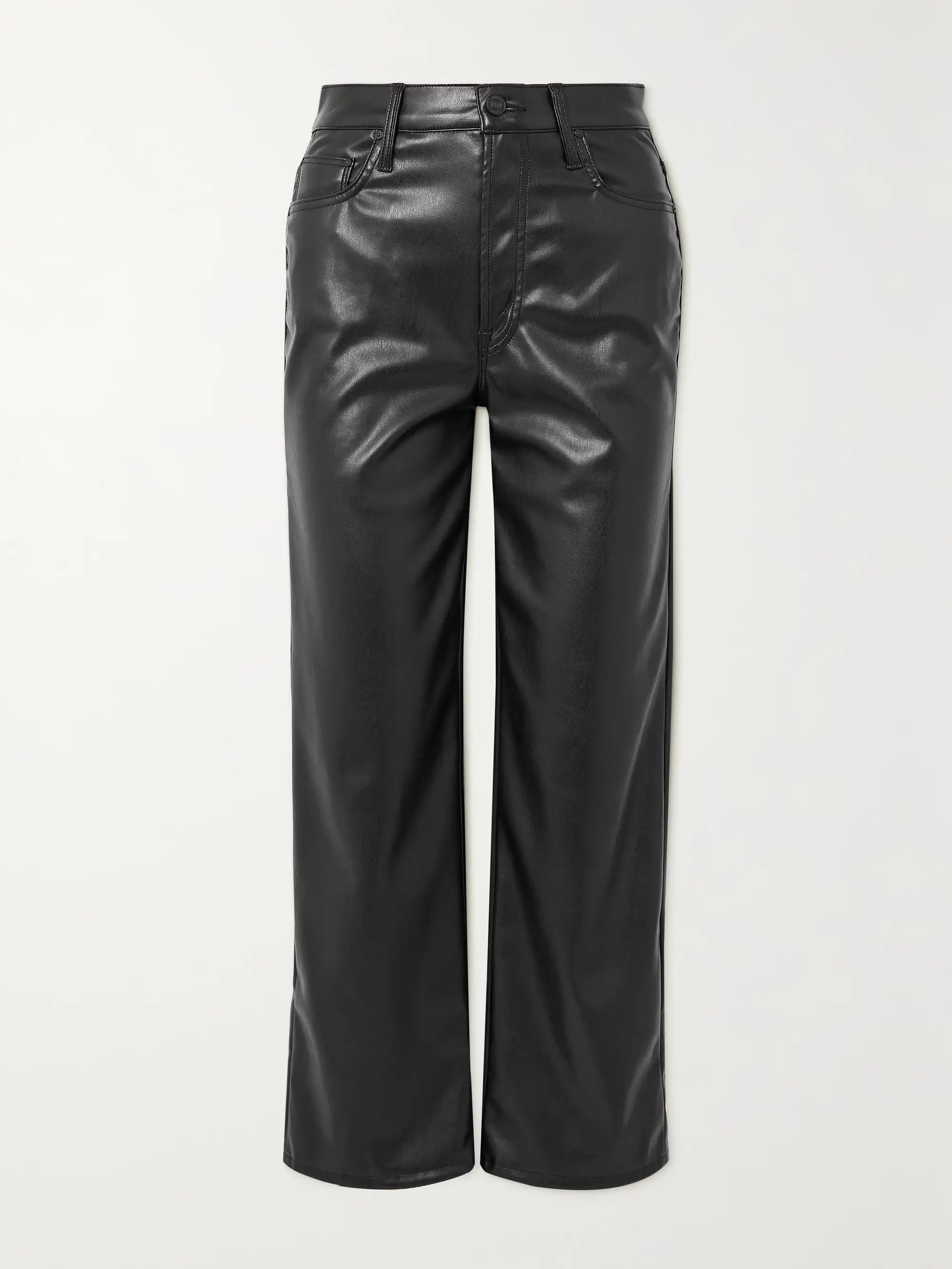 The Rambler cropped faux leather wide-leg pants | NET-A-PORTER (US)