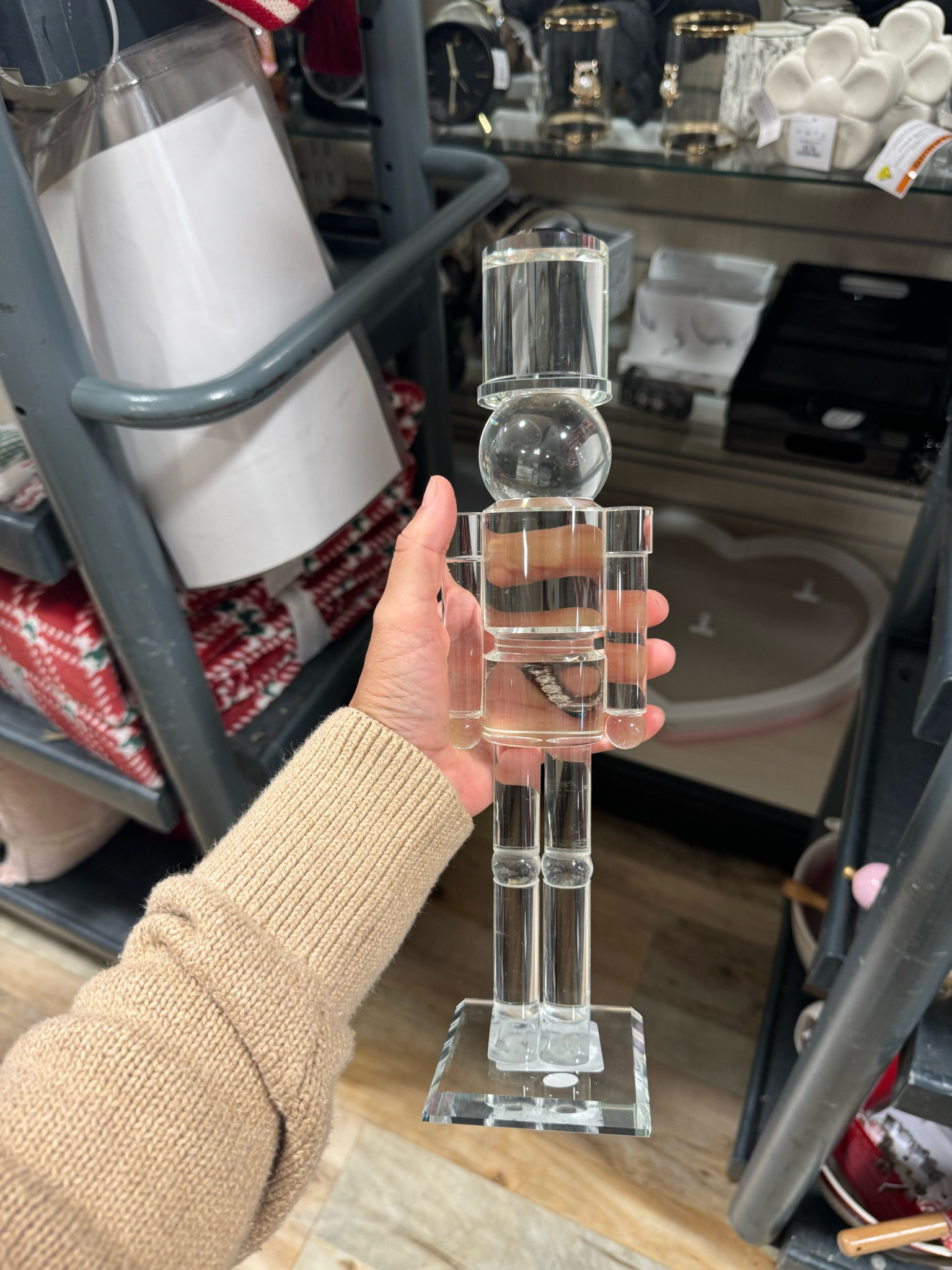 clear nutcracker ❤️ christmas decor 