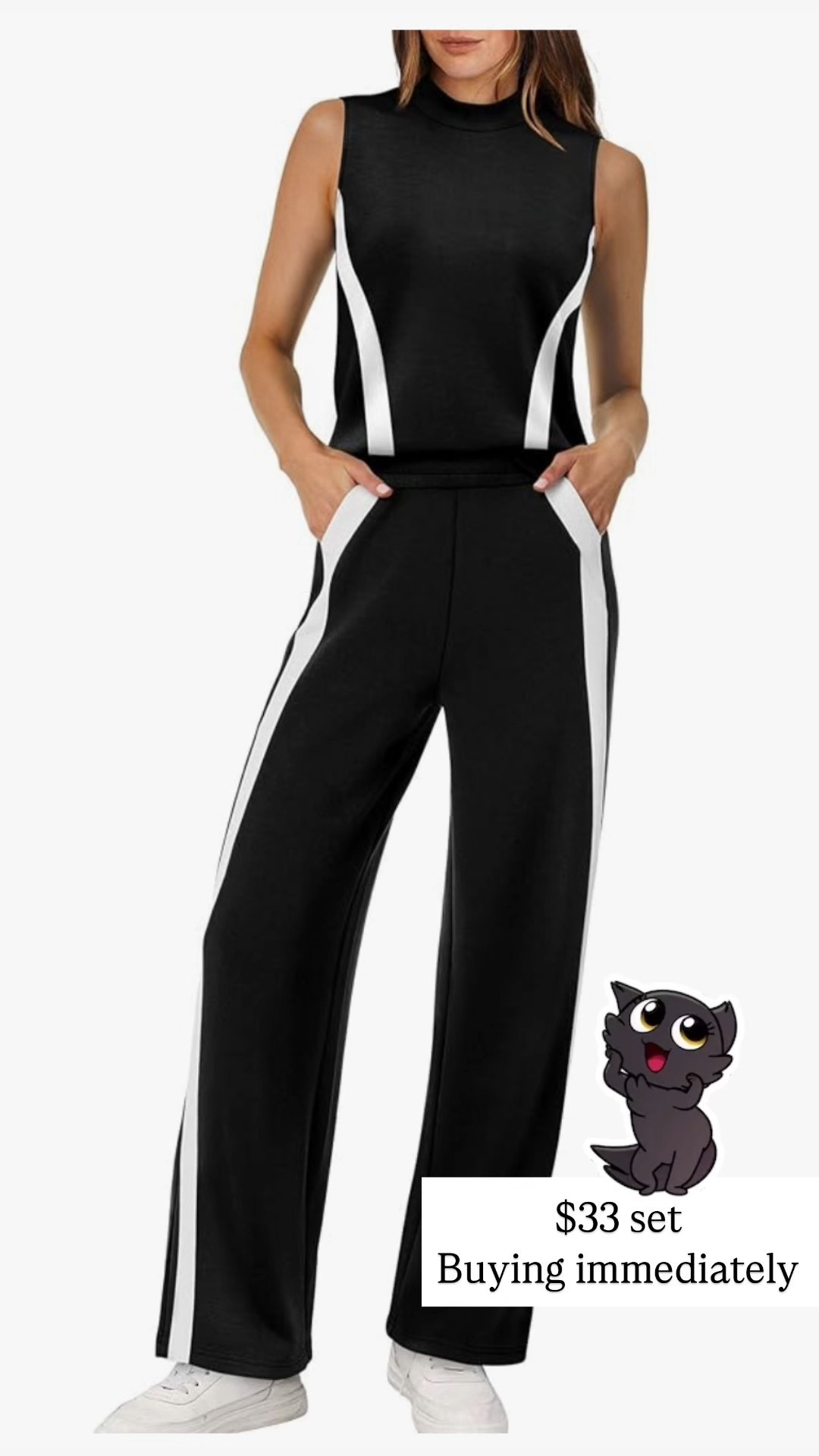 Summer 2 pc set black white $33

#LTKActive #LTKFindsUnder50 #LTKStyleTip