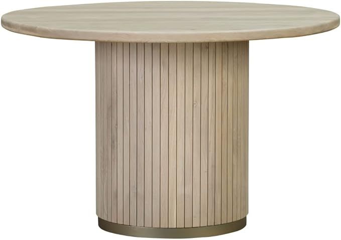 Chelsea Oak Wood Round Dining Table | Amazon (US)