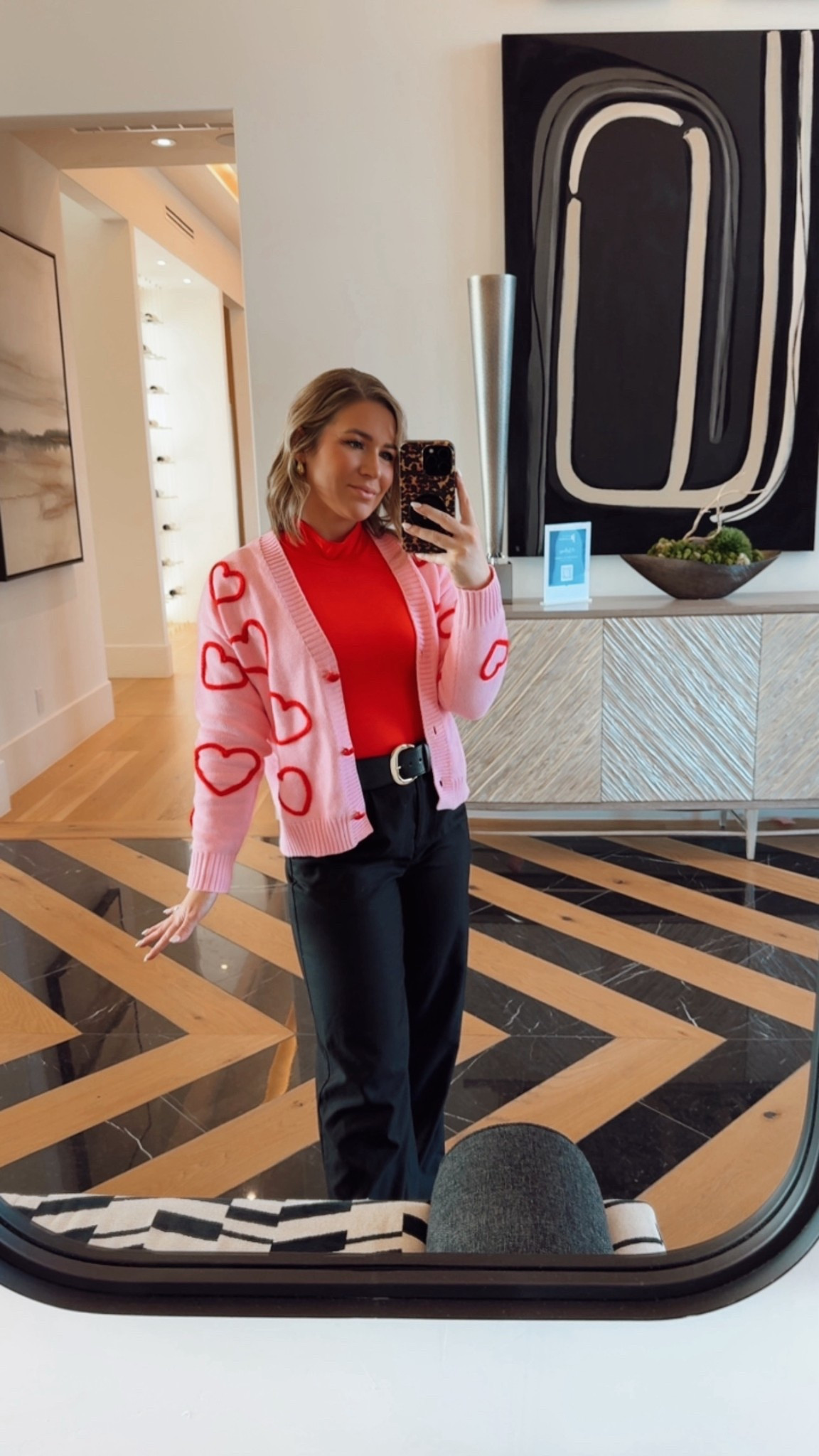 Valentines heart cardigan!! ❤️❤️❤️