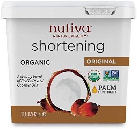 Nutiva Organic Shortening, Original, 15 oz | Amazon (US)