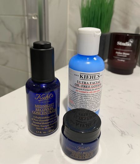 Skin care products kiehl’s facial oil free lotion midnight recovery collection 

#LTKbeauty #LTKFind #LTKhome