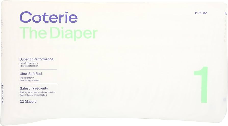 Coterie Diapers Size 1, 33 Ct | Amazon (US)
