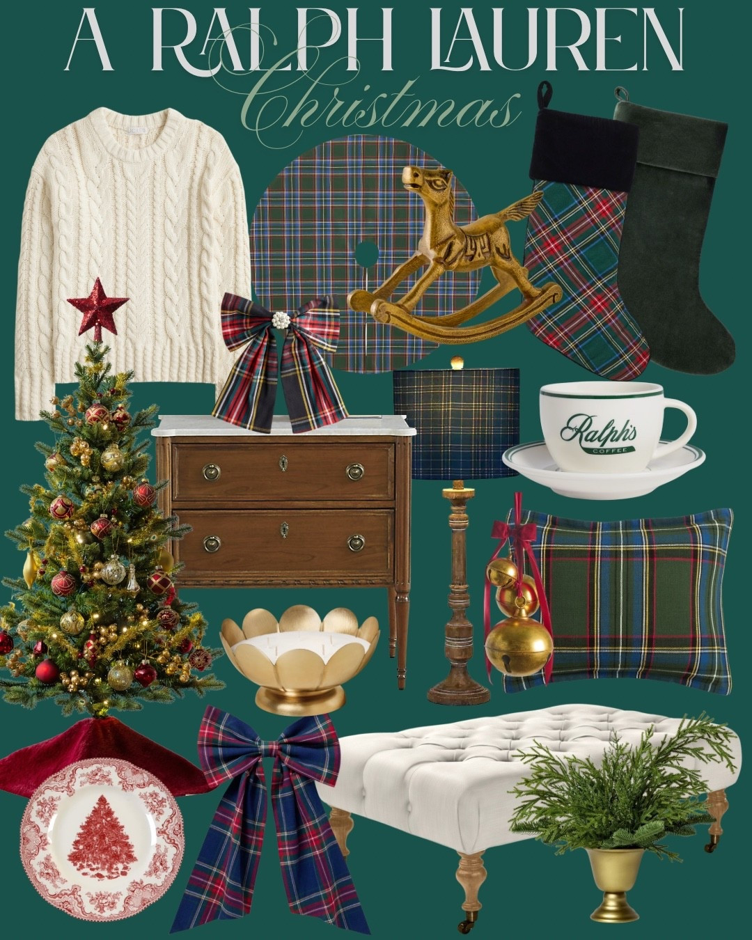 Ralph Lauren inspired Christmas home and style 

#LTKHoliday #LTKStyleTip #LTKHome