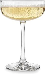 Libbey Paneled Coupe Cocktail Glasses, 8.5-ounce, Set of 4 | Amazon (US)