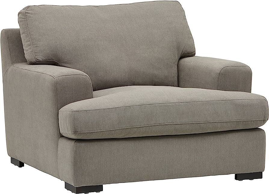 Amazon Brand – Stone & Beam Lauren Down-Filled Oversized Living Room Accent Armchair, 46"W, Sla... | Amazon (US)