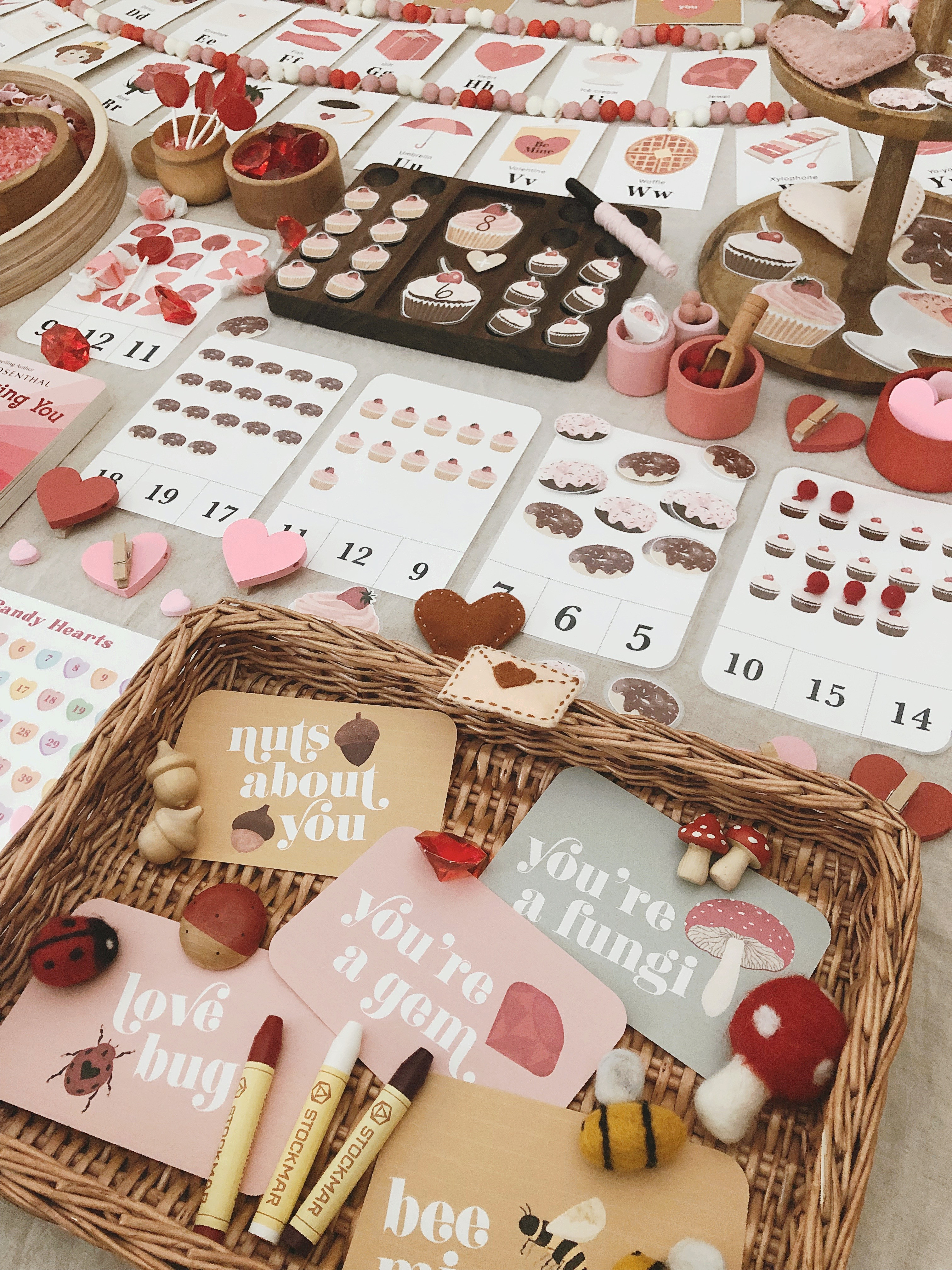 Valentine’s Day Bundle! 🐞💋

13 different printables in all available sizes!

Counting printables:
💋 1-20 Count and Clip cards (TWO different sets)
💋 Candy Heart 100 Chart
💋 1-20 Count and Match Activity
💋 1-20 Counting Cards

Alphabet printables:
❤️ Valentine Alphabet Cards
❤️ Resin Letter Match Activity Cards
❤️ Beginning Sounds ABC Activity

Plus:
🐞 Nature Valentine Postcards
🐞 “Love Grows Here” Print
🐞 Valentine’s Day Wall Art Print set
🐞 Heart Sight Word Cards
🐞 Valentine’s Day Matching Cards (a freebie but also included here so you don’t have to download separately)

The sweetest activities for this season of LOVE! ❤️

Shop the bundle and all our favorite Valentine's Day resources below! 💋 

 #LTKSaleAlert #LTKKids #LTKFamily