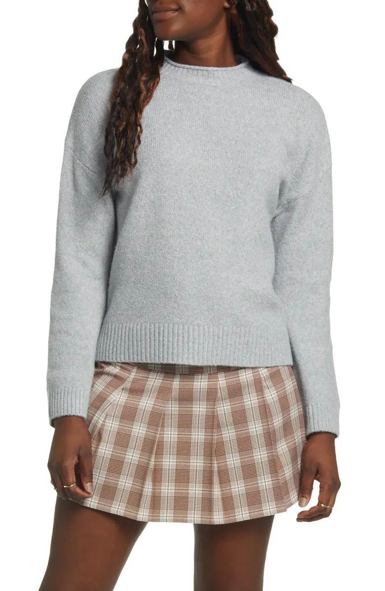 Cozy Roll Crewneck Sweater | Nordstrom