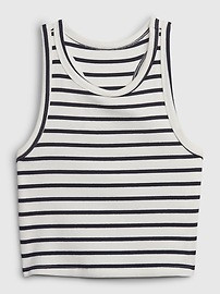 PROJECT GAP Cropped Stripe Rib Tank Top | Gap (US)