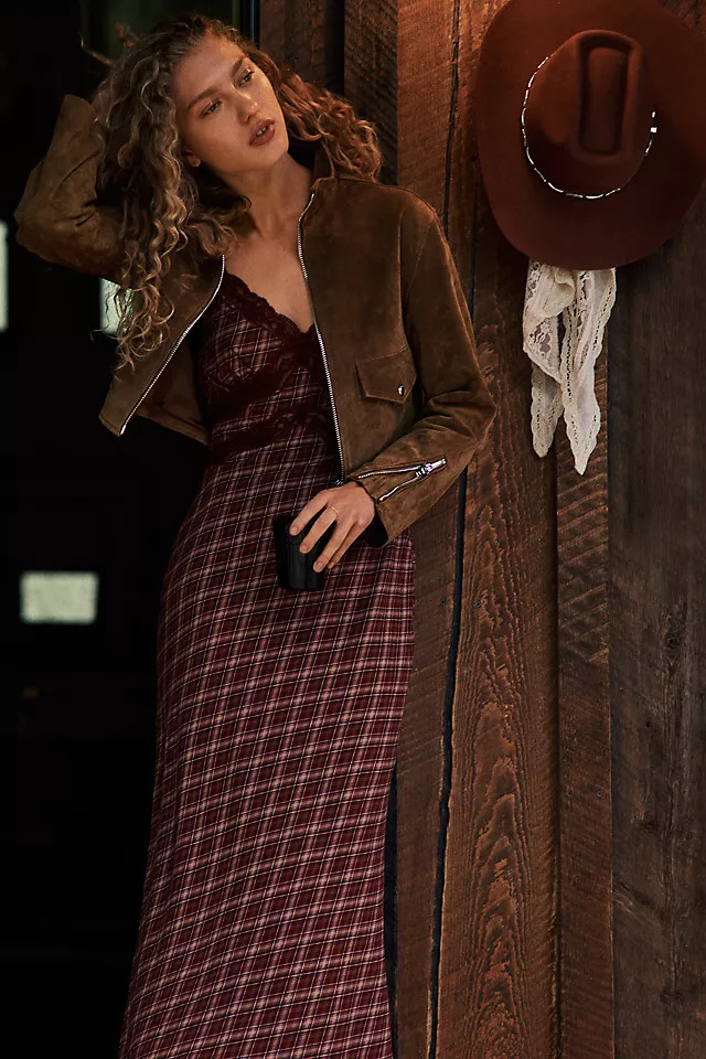 Suede Cropped Jacket | Anthropologie (US)