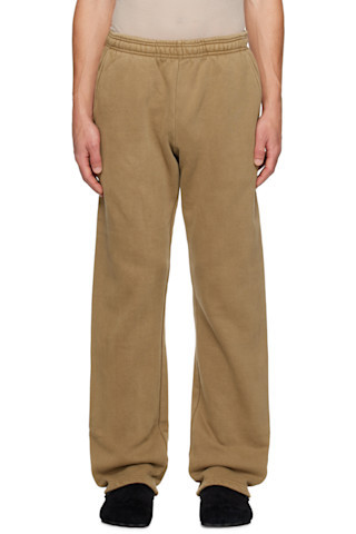 Tan Straight Leg Sweatpants | SSENSE