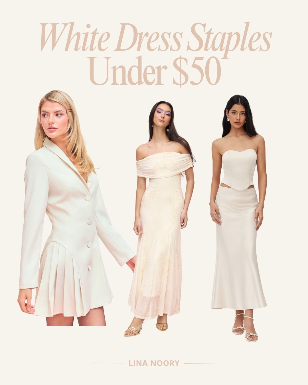 Here are some affordable light dress options that are in my closet! 💫 #ootd #grwm #affordable #under50 #dresses

#LTKFindsUnder50 #LTKootd #LTKgrwm