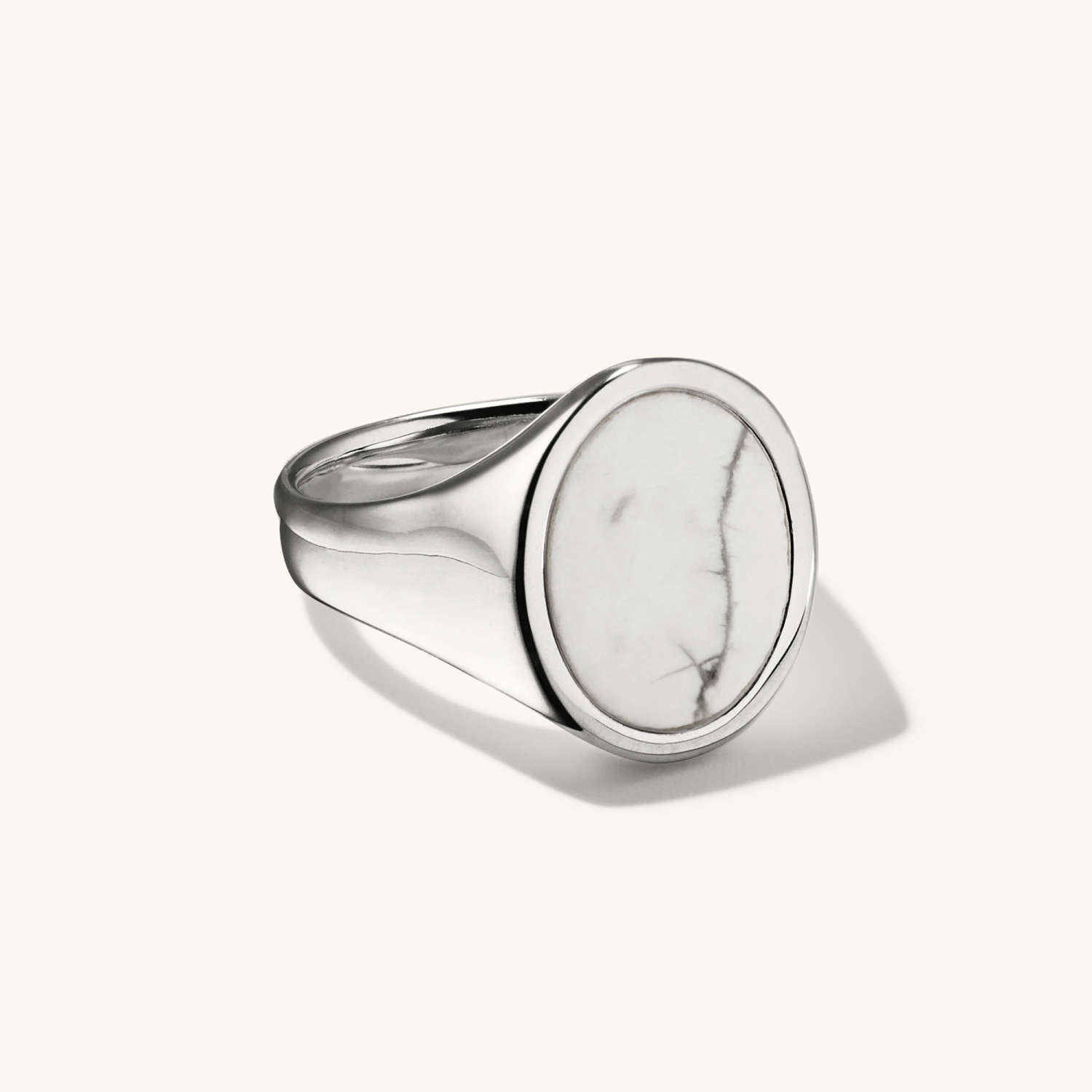 Oval Gemstone Signet Ring | Mejuri (Global)