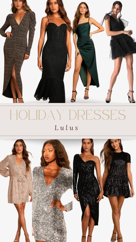 Let the #holiday #festivities begin!!🎄 All #dresses are under $100!

•Follow for more daily styles!!•

#lulus #sparkle #holidayparty #occasion

#LTKunder100 #LTKHoliday