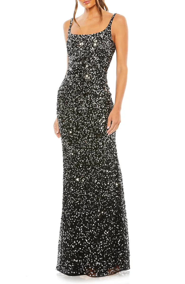 Mac Duggal Sequin Column Gown | Nordstrom | Nordstrom