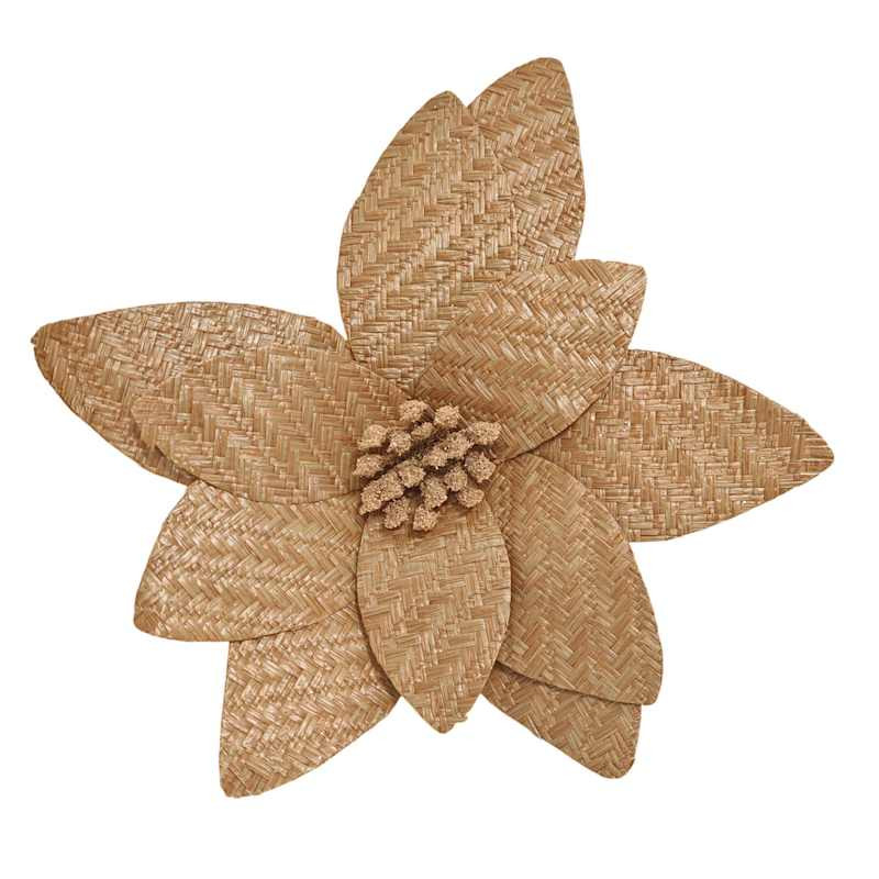Rattan Tree Clip, 9", Brown, sold by At Home | At Home