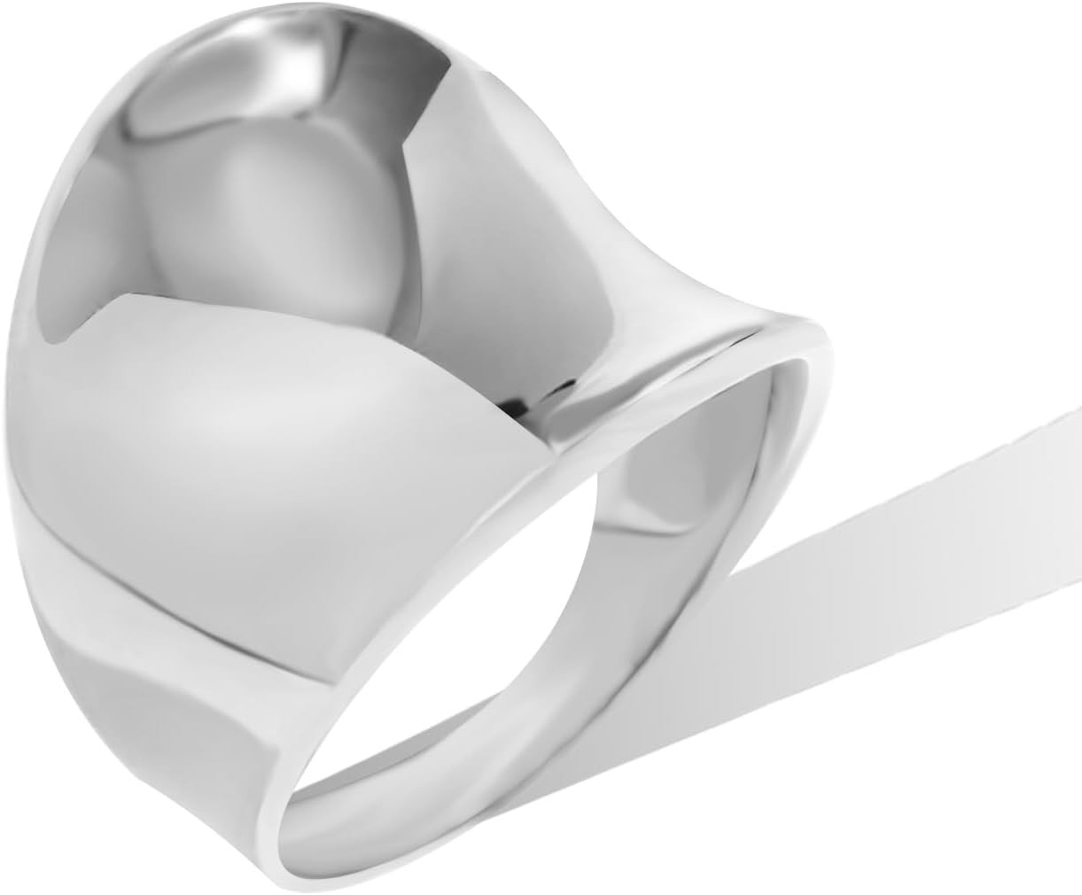 Chunky Rings for Women Size 6-11 Statement Rings Thumb Rings Bold Thick Ring Fashion Wide Band Ring Chunky Jewelry | Amazon (US)