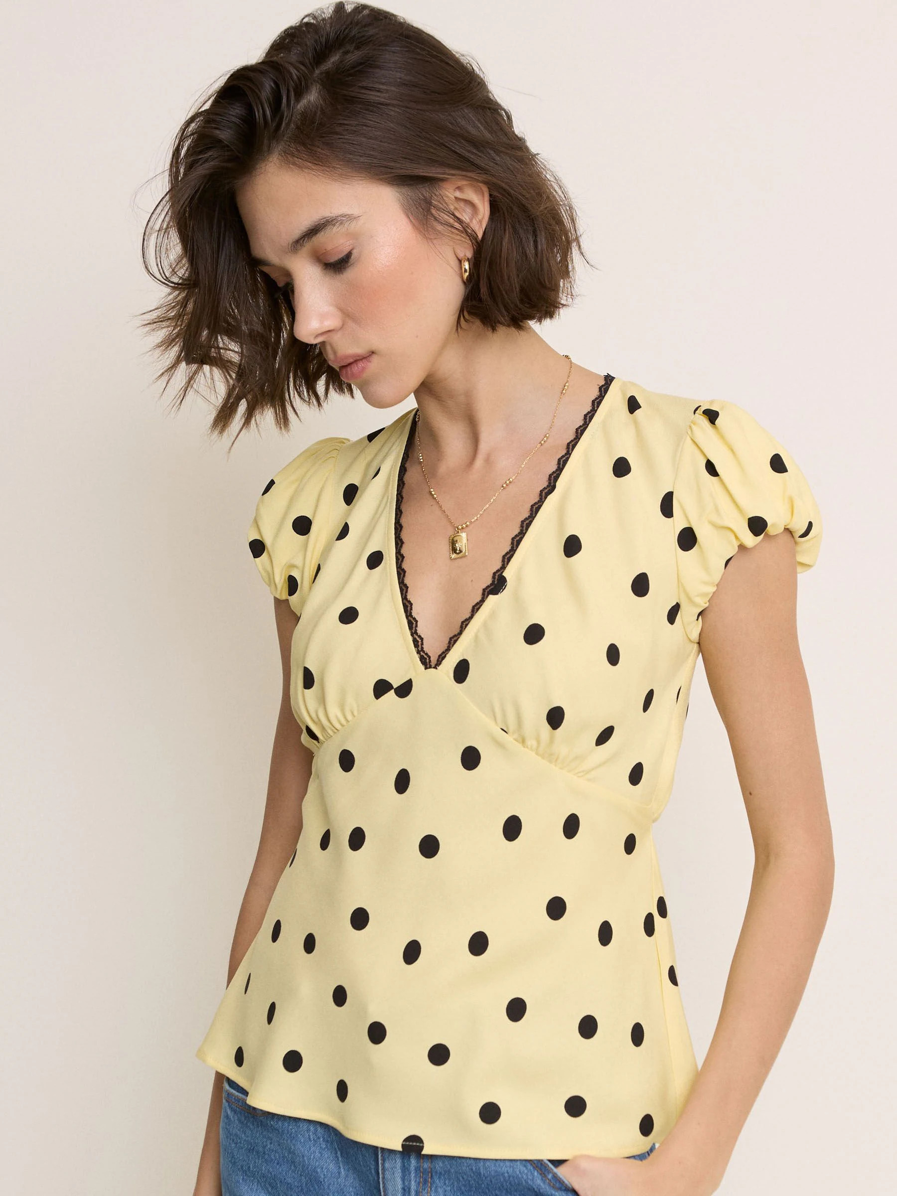 Nobody's Child Nobodys Child Yellow Minnie Tea Top | Next US