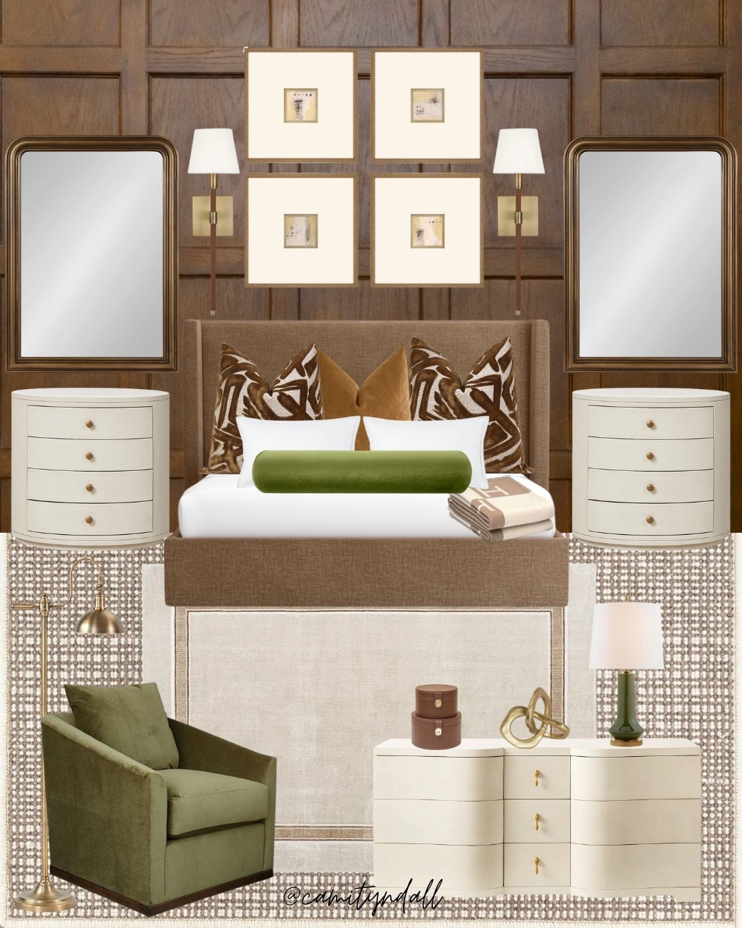 When your bedroom feels like a luxury retreat, you’ll never want to leave 🤍 Mixing warm wood tones, soft neutrals, and bold accents for the coziest space. 

#interiordesign #equestrian #chic 

#LTKHome #LTKSaleAlert #LTKStyleTip