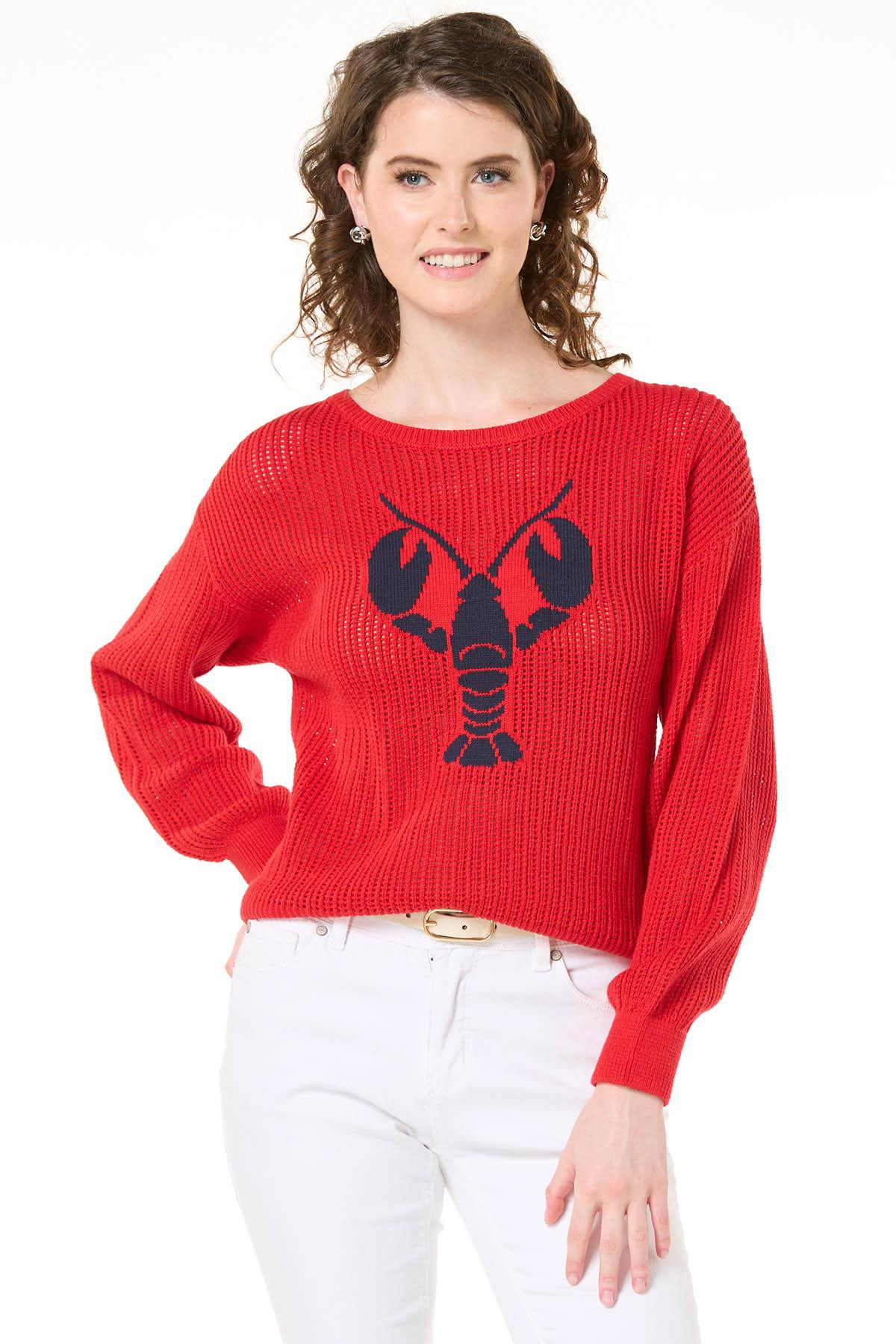 Classic Lobster Sweater - Red | Cato Fashions