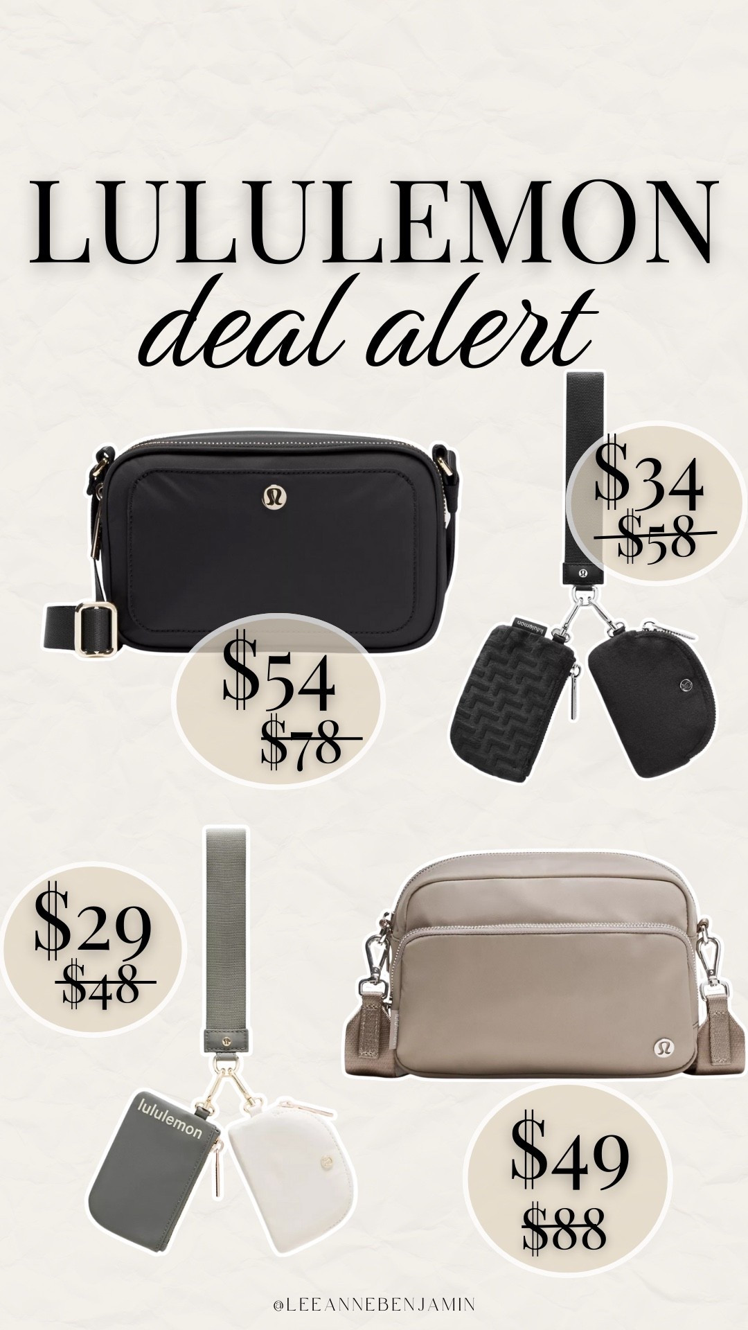 Lululemon bags on major deal alert!

#LTKSaleAlert #LTKTravel #LTKActive