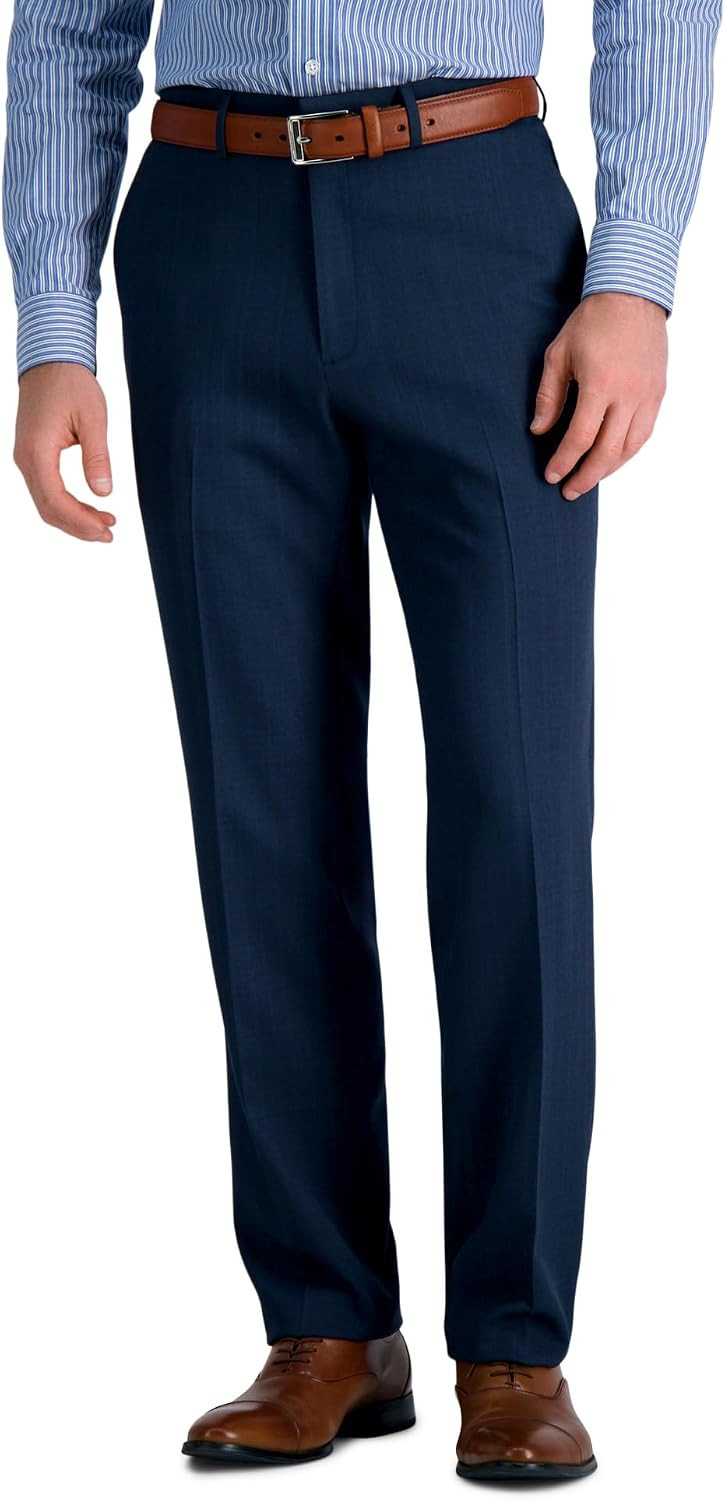 Haggar Men's Straight Fit Premium Comfort Dress Pant | Amazon (US)