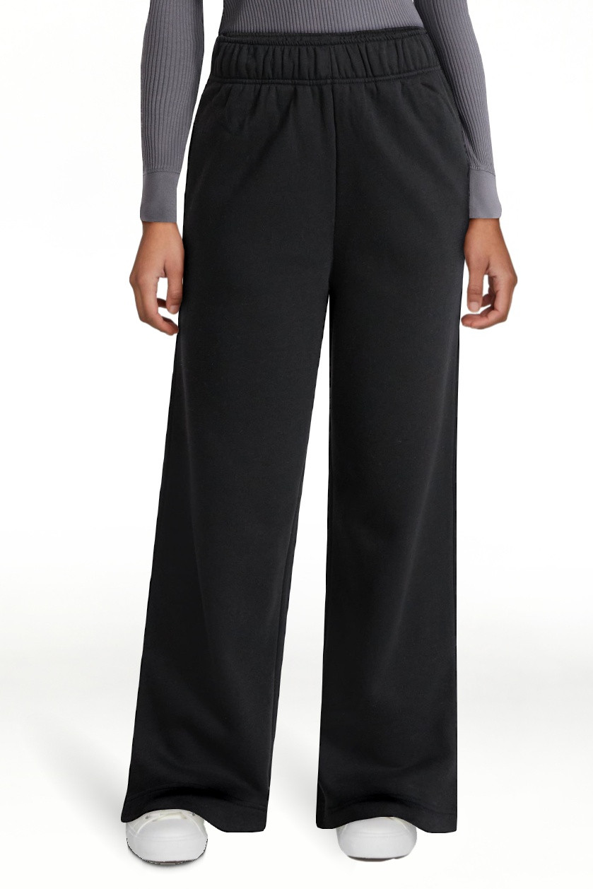 No Boundaries Soft Fleece Wide Leg Pants, 30” Inseam, 1 or 2-Pack, Women’s XXS-4X | Walmart (US)