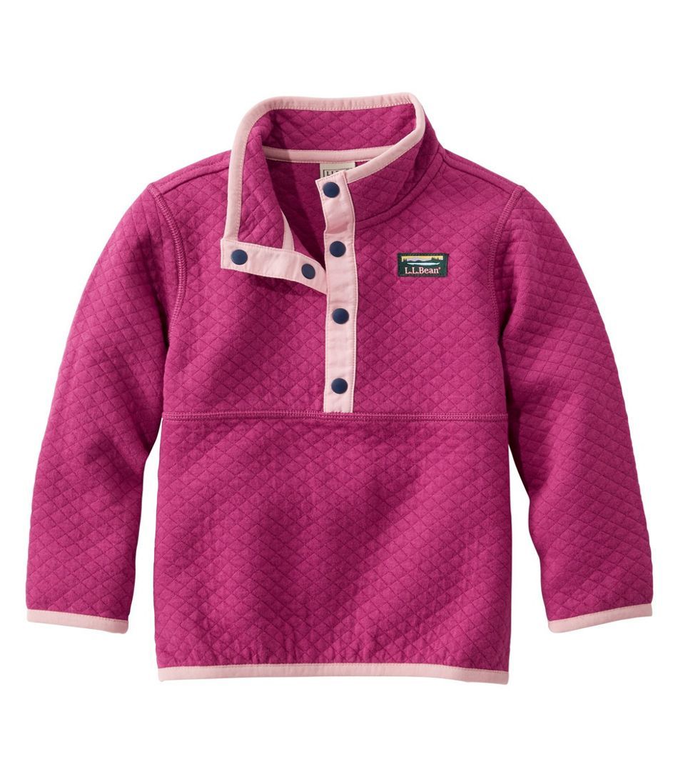 Toddler's Quilted Quarter-Snap Pullover | L.L. Bean