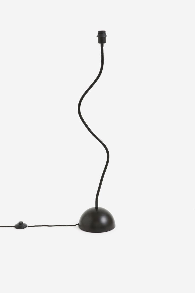 Gooseneck floor lamp - Black - Home All | H&M GB | H&M (UK, MY, IN, SG, PH, TW, HK)