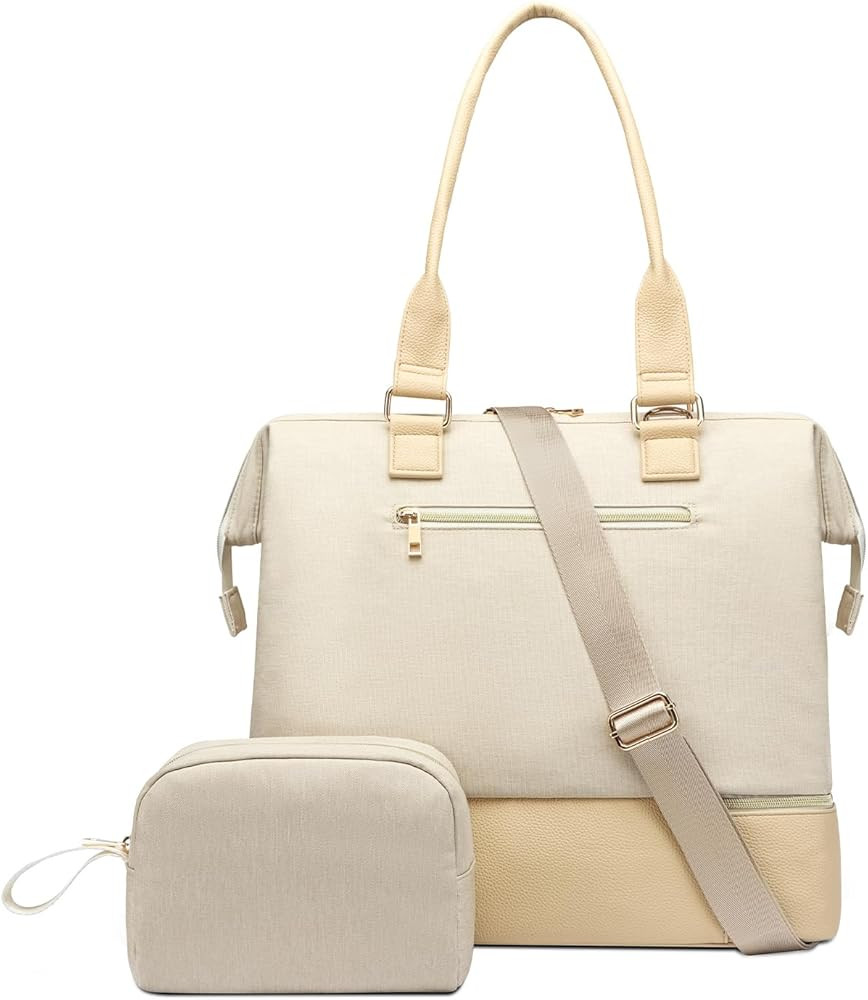 Weekender Bags for Womens,Large Travel Duffel bag with shoe compartment,Carry On Tote with Troll... | Amazon (US)