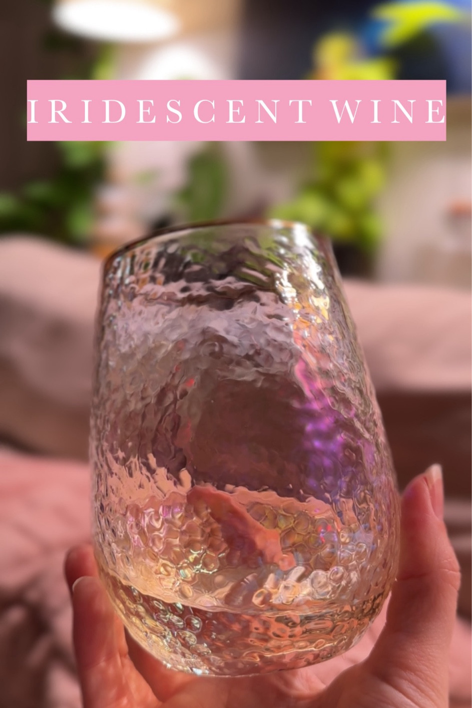 The cutest iridescent wine glasses!

#LTKFindsUnder50 #LTKSummerSales #LTKHome