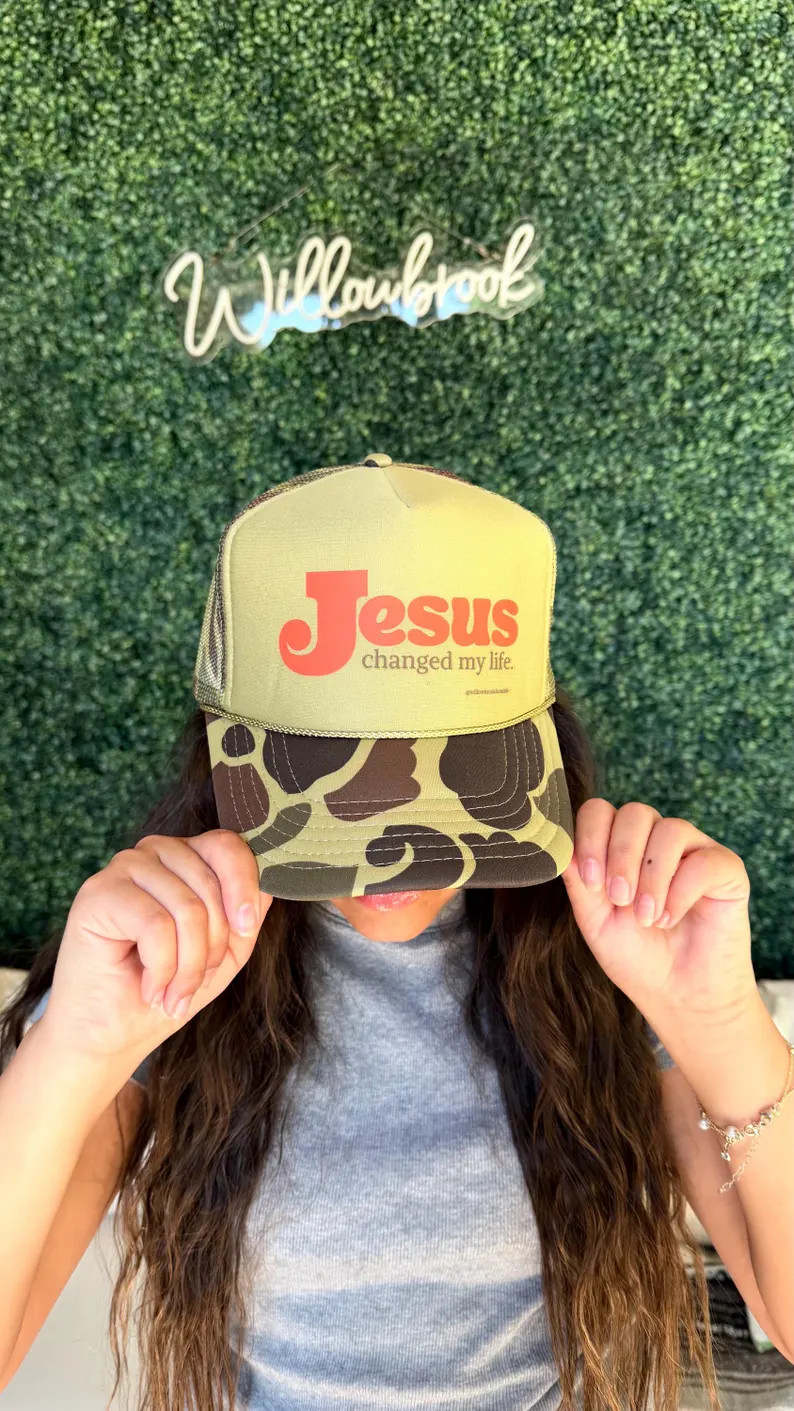 Jesus Changed My Life Trucker Hat | Etsy (Global)