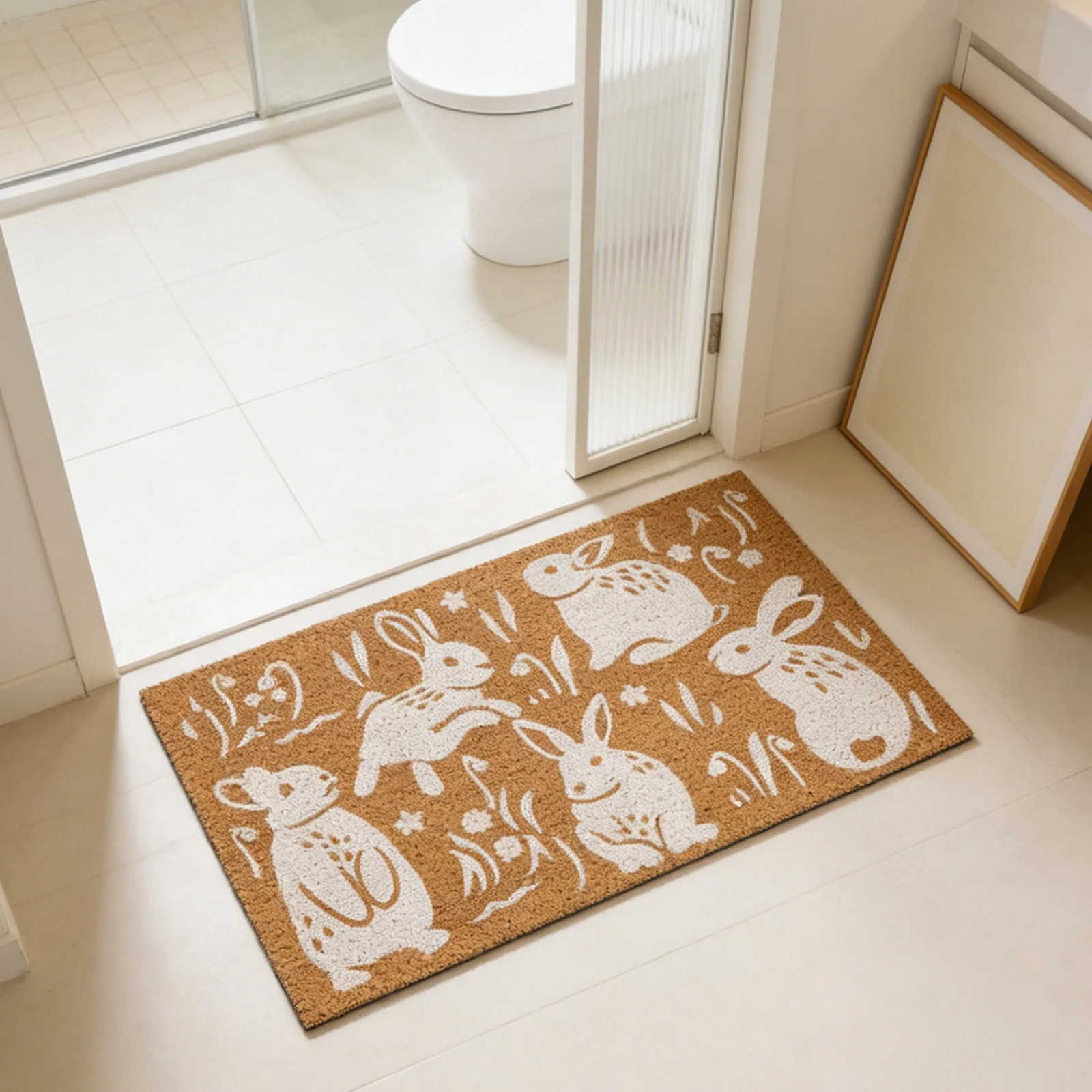 Easter Doormat, Non-Slip Entryway Rug, Indoor Outdoor Coir Mat, Spring Decorative Floor Carpet fo... | Walmart (US)