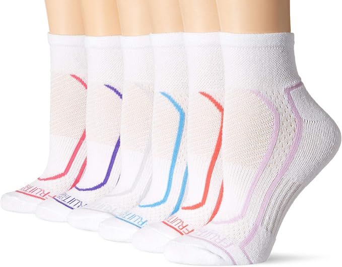 Fruit of the Loom Plus Size Women's 6 Pack Ankle Socks | Amazon (US)