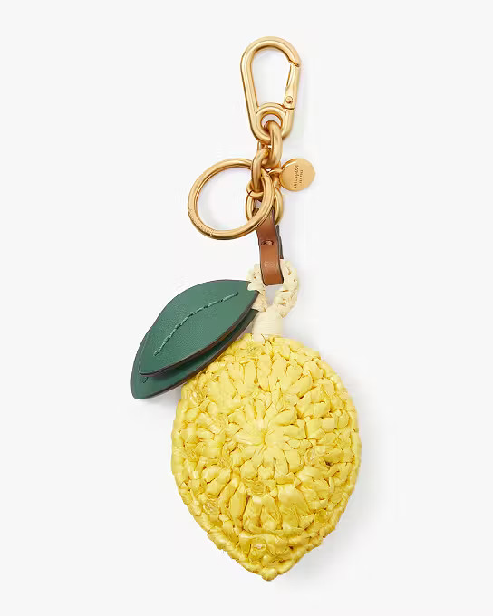 Lemon Drop Beaded Crochet Key Fob | Kate Spade (US)