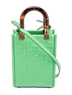 2023 Embossed FF Mini Sunshine Shopper Tote | The RealReal