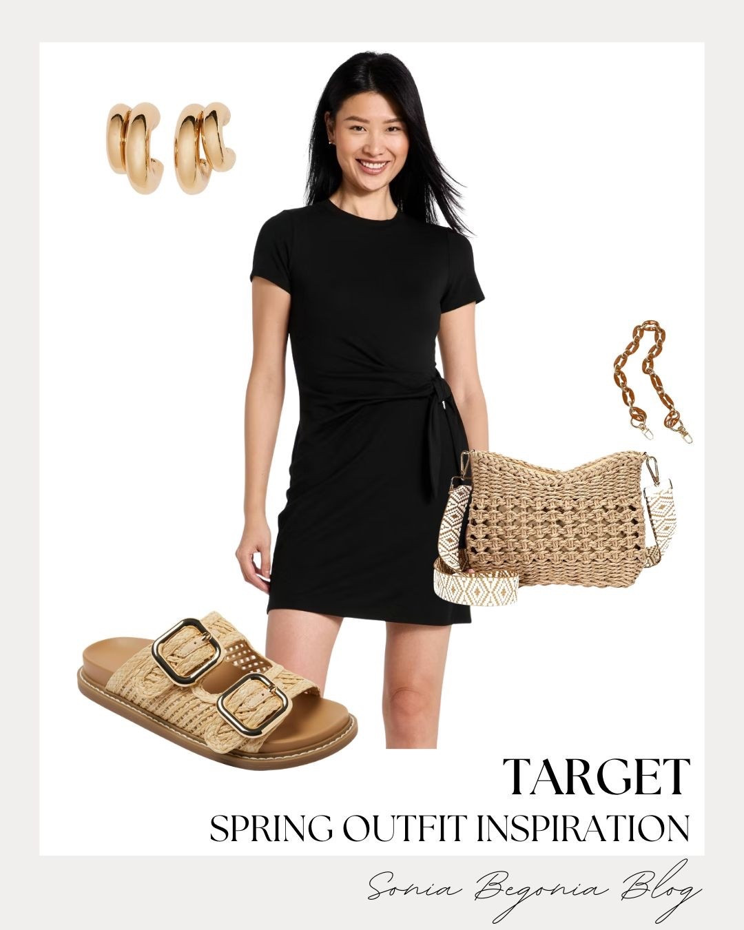You can never go wrong with a classic LBD, and this Target wrap dress is a must-have for spring! The tie-waist detail is so flattering, making it the perfect versatile piece for a casual day out or a lunch date. It’s a total wardrobe essential. 🖤

I paired it with textured straw sandals and a woven crossbody bag to give it a fresh, seasonal feel. Topped it off with chunky gold hoops for an effortless, polished look. ✨

#TargetFashion #SpringStyle #LittleBlackDress #CasualOOTD #TargetClearance #SpringOutfit

#LTKootd #LTKSeasonal