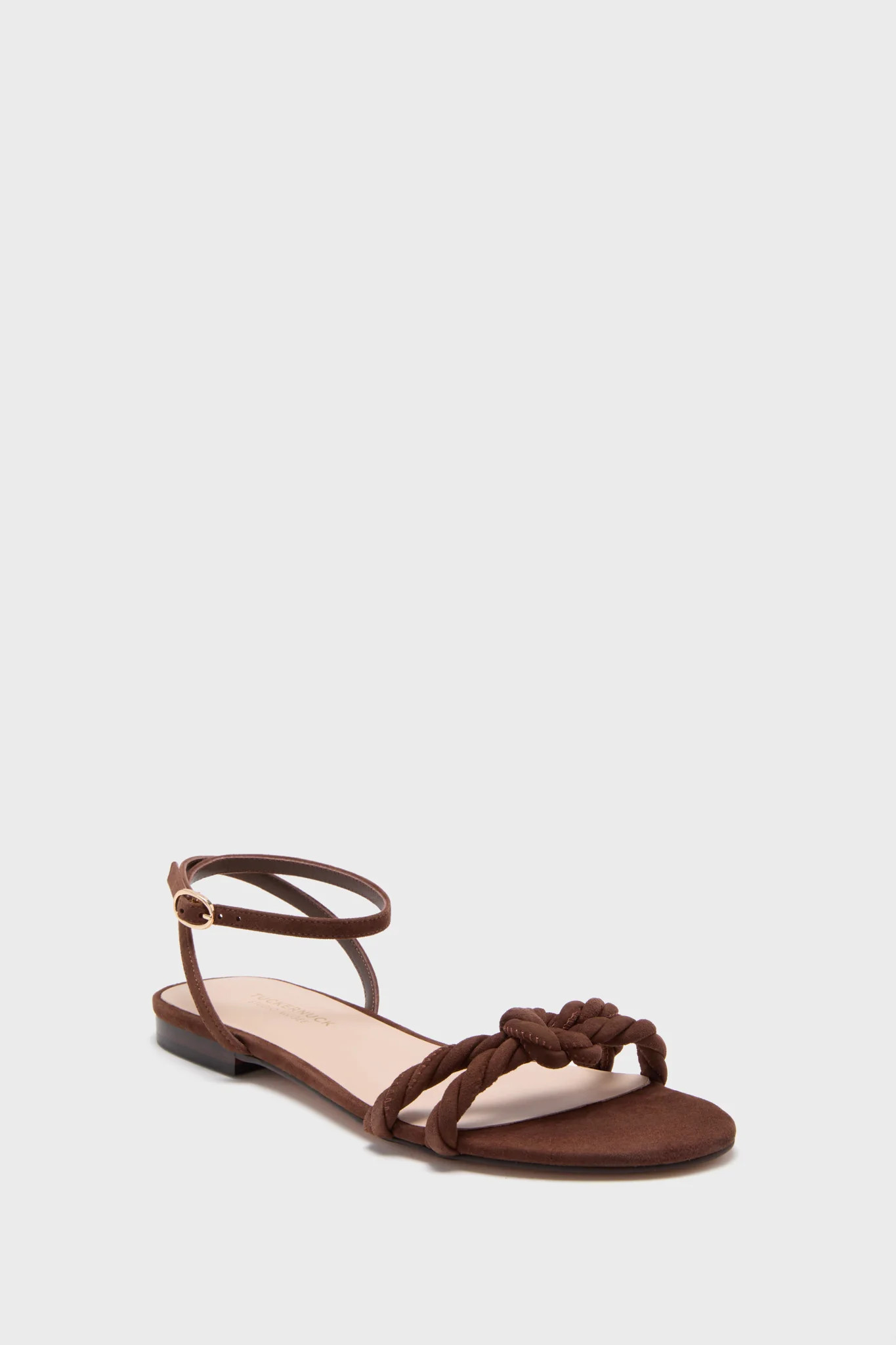 Brown Suede Ivy Sandals | Tuckernuck (US)