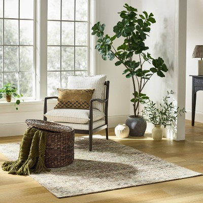 Woven Storage Ottoman Espresso - Threshold™ designed with McGee | Target