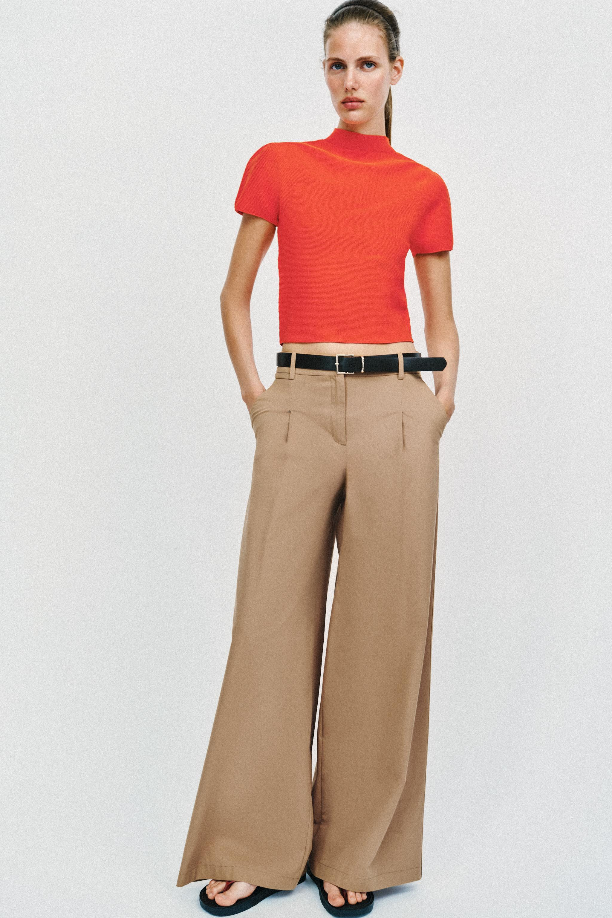 PUFF SLEEVE KNIT TOP | Zara US