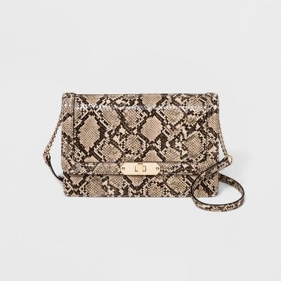 Quilted Flap Lock Crossbody Bag - A New Day™ | Target