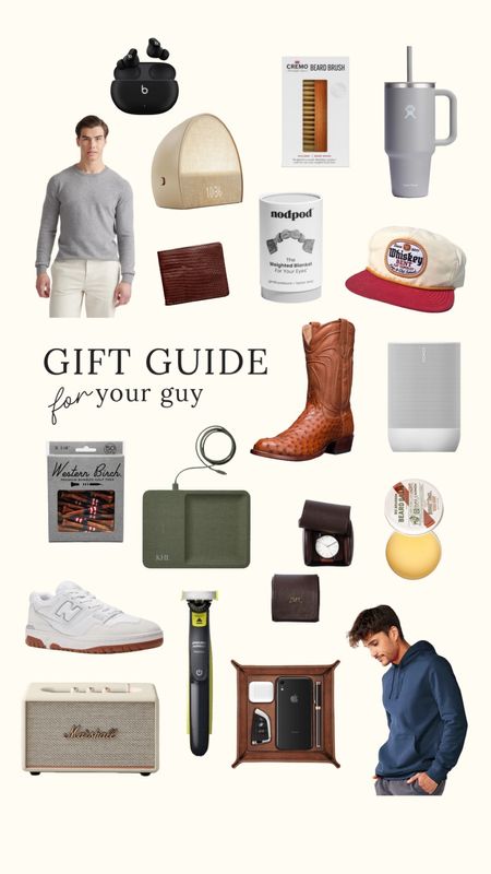 gift guide for your guy!

mens gift guide, stocking stuffers, cowboy boots, leather goods, golf gift, new balance 550

#LTKHoliday #LTKmens #LTKGiftGuide