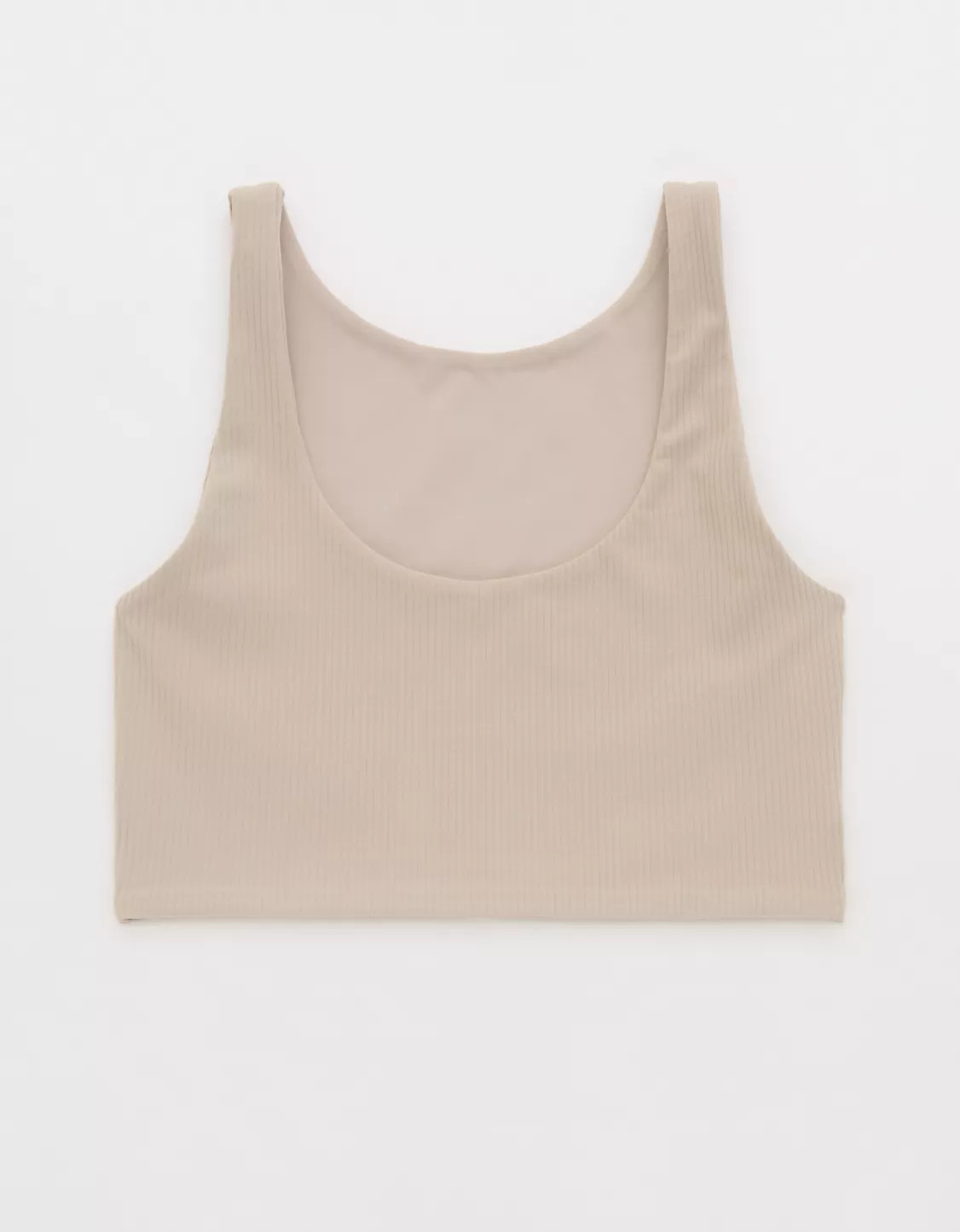 OFFLINE By Aerie Real Me XTRA Rib Switch Up High Neck Sports Bra | American Eagle Outfitters (US & CA)