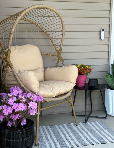 Amazon Egg Chair 🪑 affordable outdoor patio find! 

#LTKstyletip #LTKsalealert #LTKhome